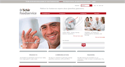 Desktop Screenshot of drschaer-foodservice.com